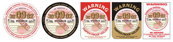 Tax disc holders